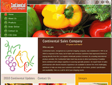 Tablet Screenshot of continentalsalesco.com